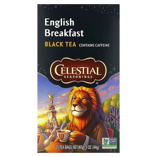 Celestial Seasonings, Black Tea, English Breakfast, 20 Tea Bags