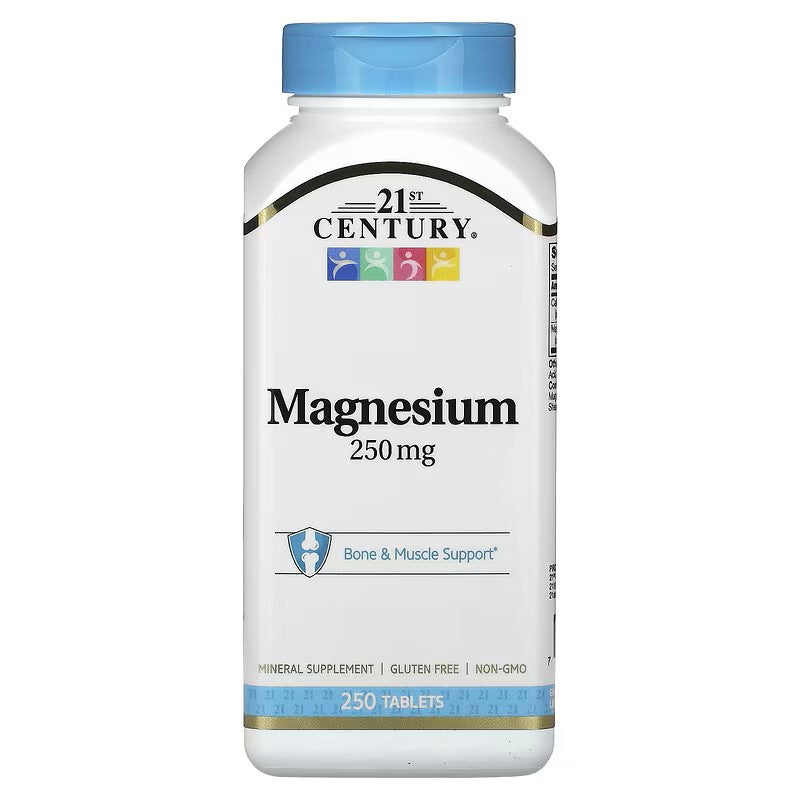 21st Century, Magnesium, 250 mg
