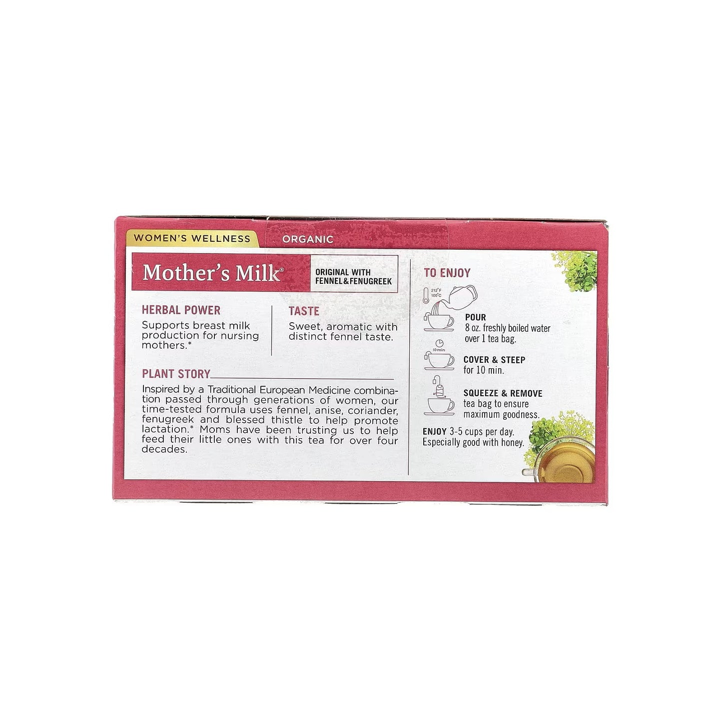 Traditional Medicinals, Organic Mother's Milk®, Original with Fennel & Fenugreek, Caffeine Free