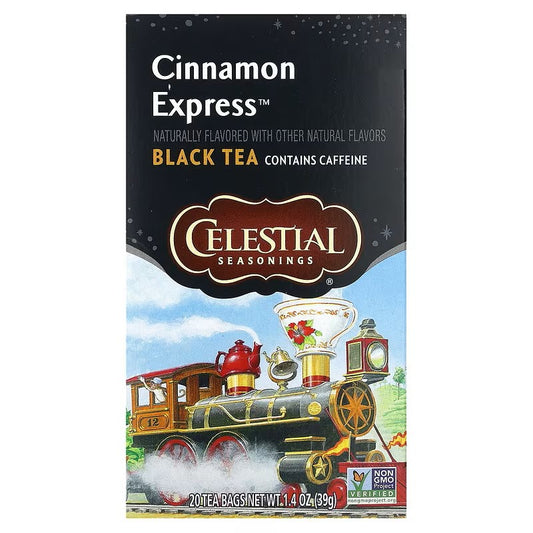 Celestial Seasonings, Black Tea, Cinnamon Express, 20 Tea Bags