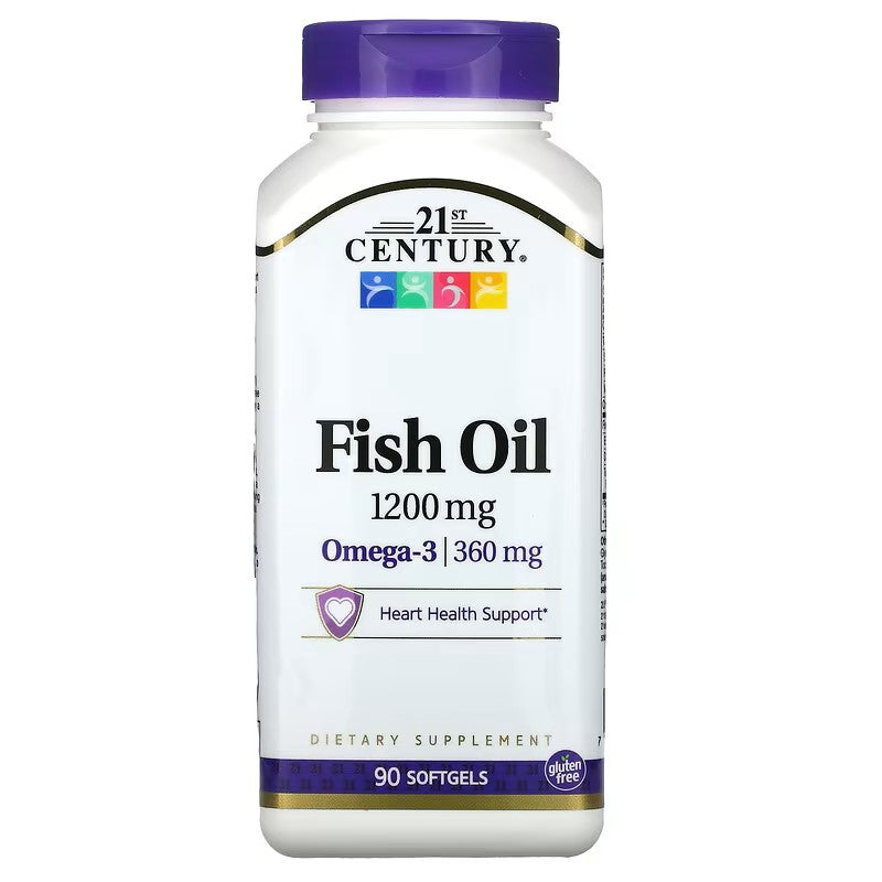 21st Century, Fish Oil, 1,200 mg