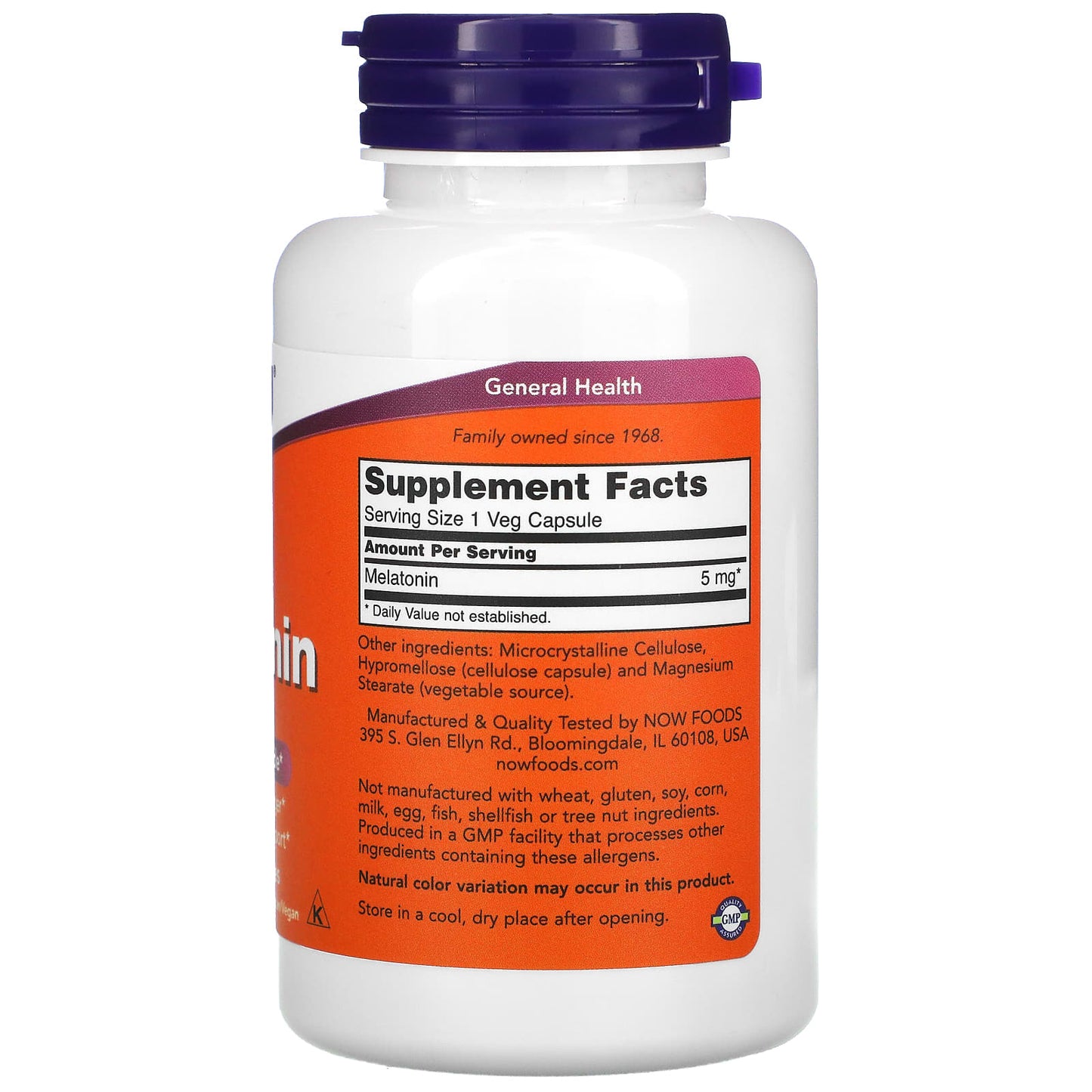 NOW Foods, Melatonin, 5 mg