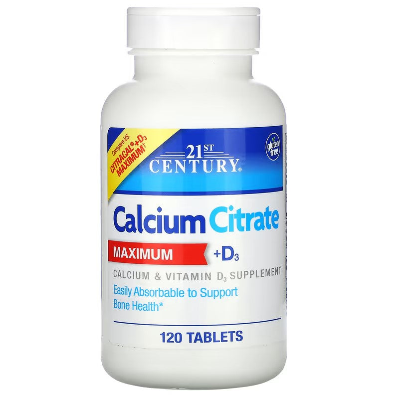 21st Century, Calcium Citrate + D3 Maximum