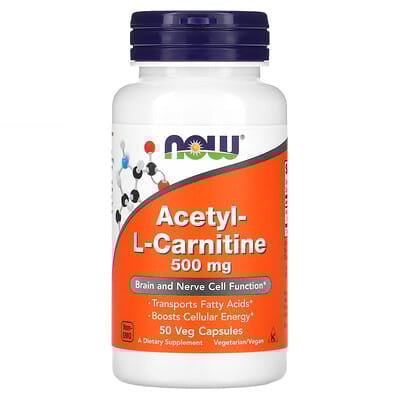 NOW Foods, Acetyl-L- Carnitine, 500 mg