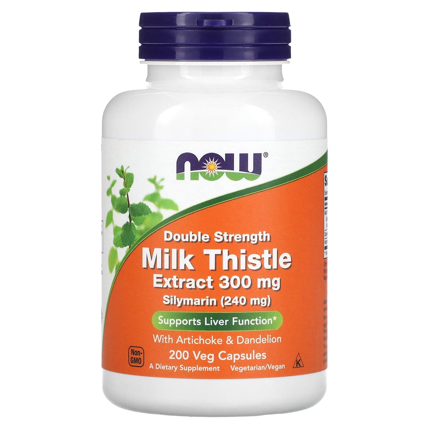 NOW Foods, Milk Thistle Extract, Double Strength, 300 mg