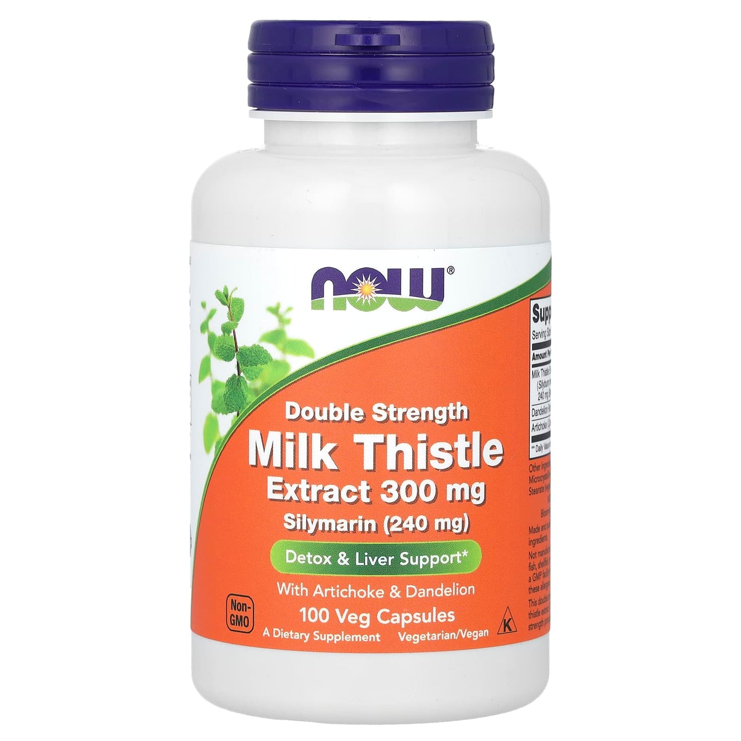 NOW Foods, Milk Thistle Extract, Double Strength, 300 mg