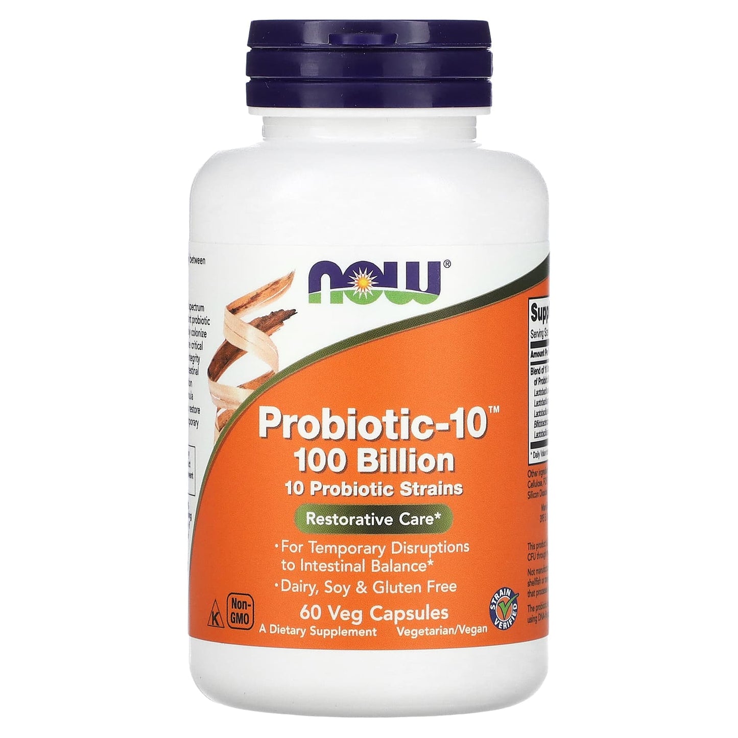 NOW Foods, Probiotic-10, 100 Billion