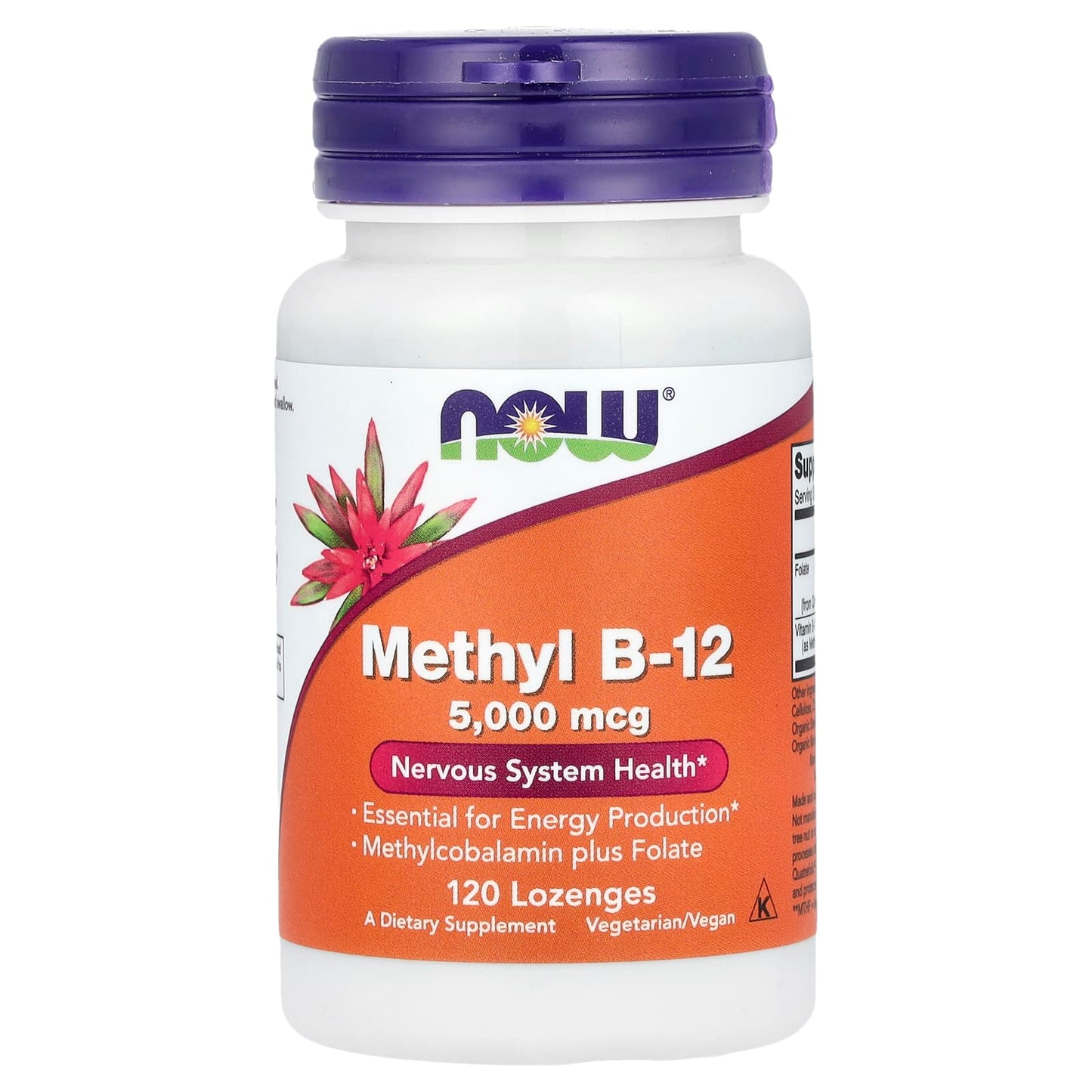 NOW Foods, Methyl B-12, 5,000 mcg
