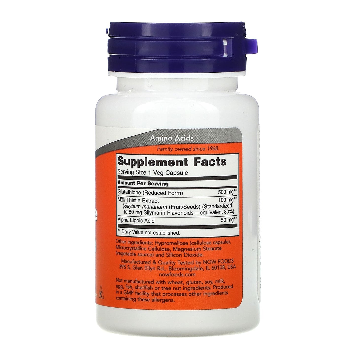 NOW Foods, Glutathione, 500 mg