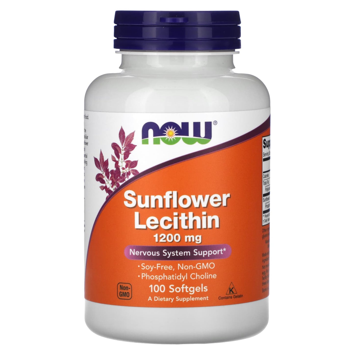 NOW Foods, Sunflower Lecithin, 1,200 mg