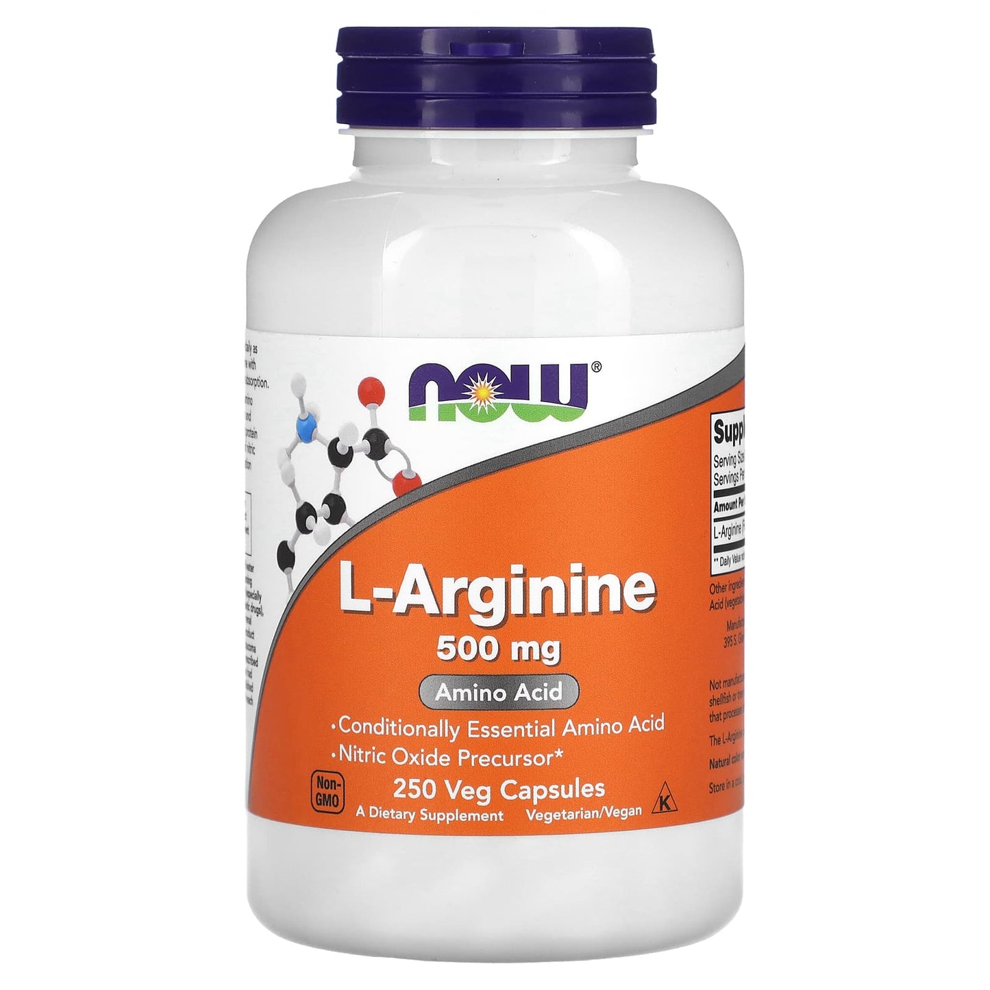 NOW Foods, L-Arginine, 500 mg