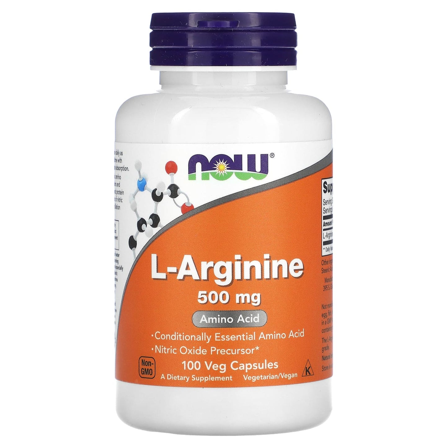 NOW Foods, L-Arginine, 500 mg