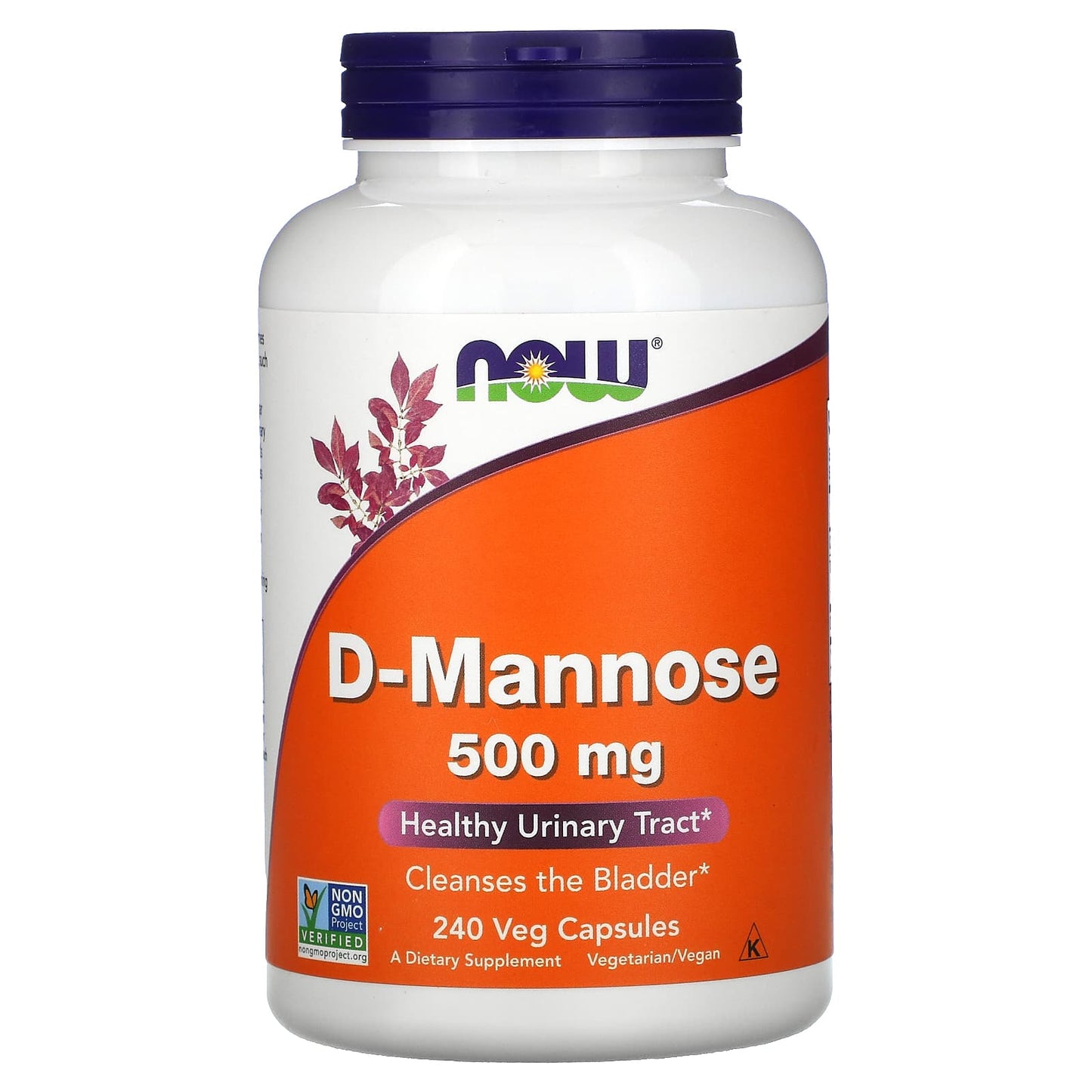NOW Foods, D-Mannose, 1,500 mg (500 mg per Capsule)