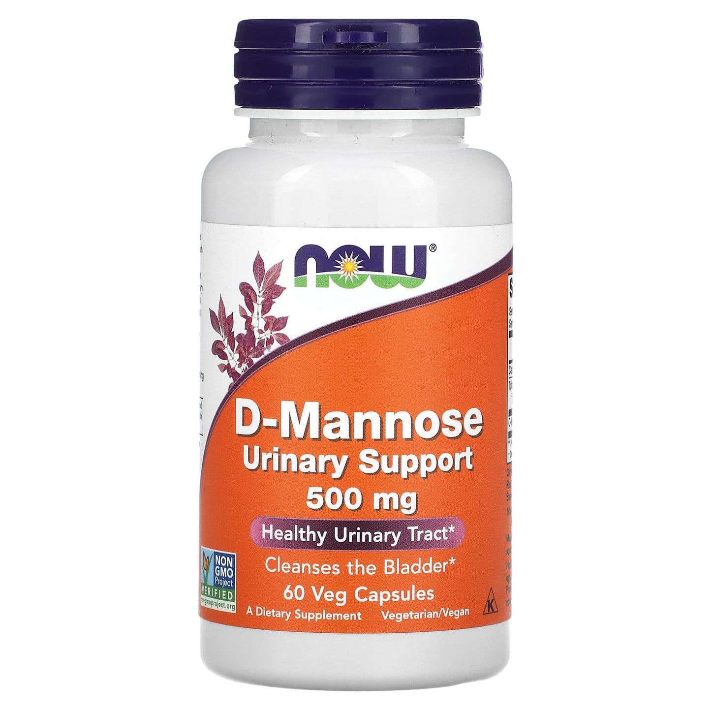 NOW Foods, D-Mannose, 1,500 mg (500 mg per Capsule)