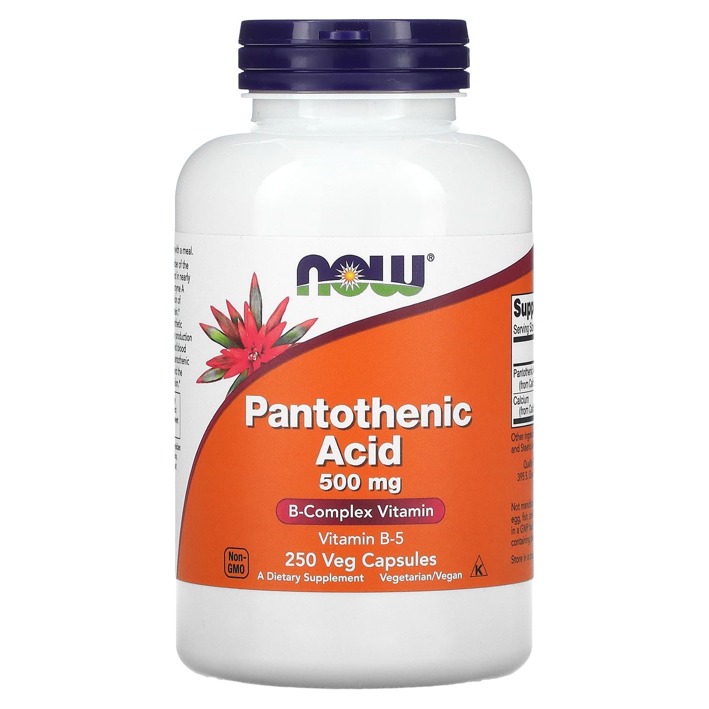 NOW Foods, Pantothenic Acid, 500 mg