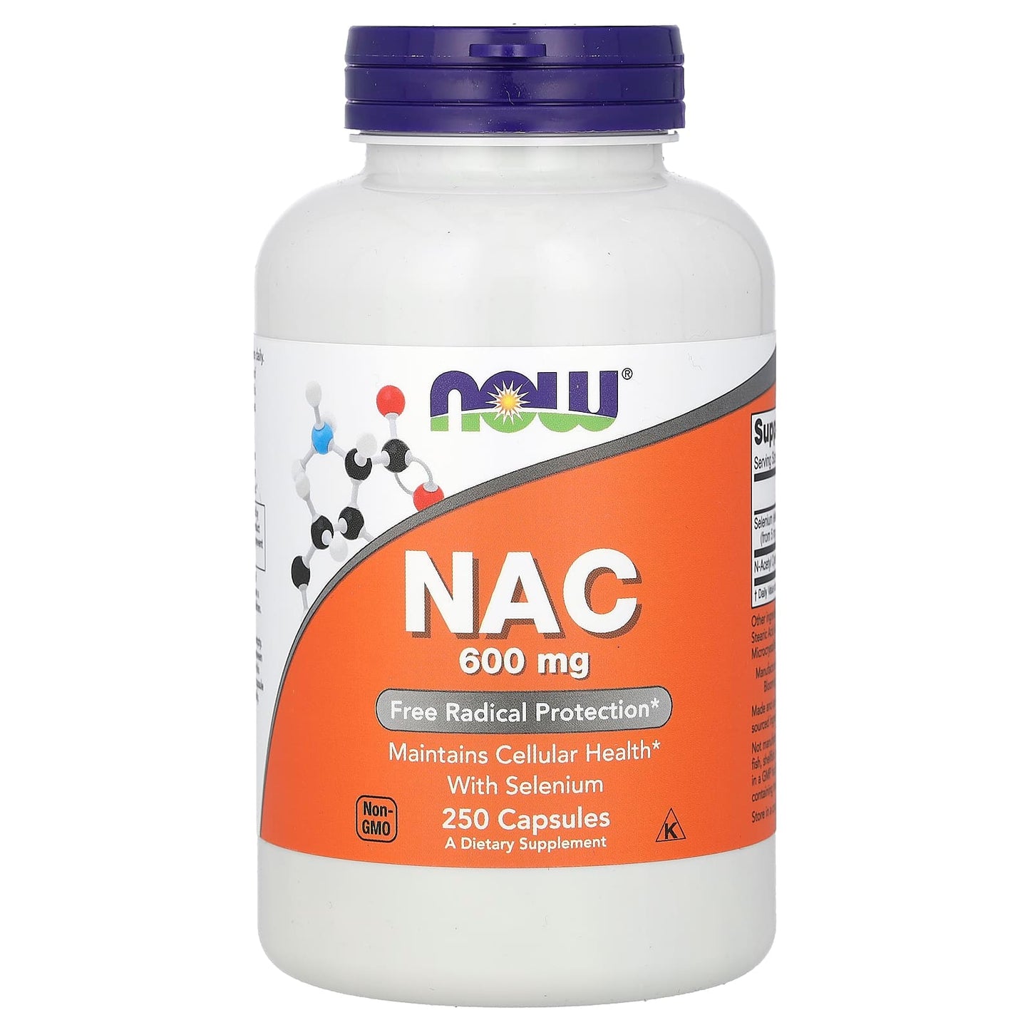 NOW Foods, NAC with Selenium, 600 mg