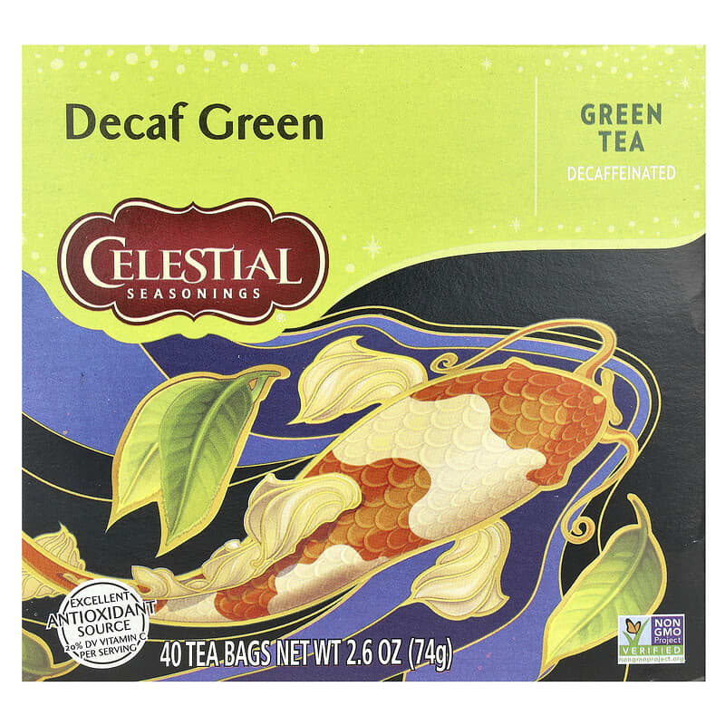Celestial Seasonings, Green Tea, Decaf, 40 Tea Bags