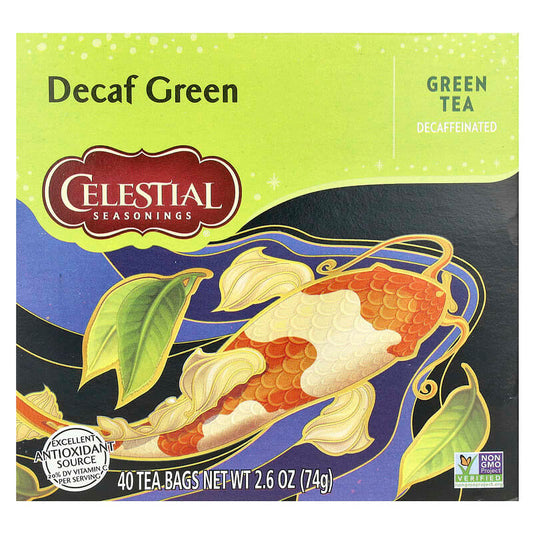 Celestial Seasonings, Green Tea, Decaf, 40 Tea Bags