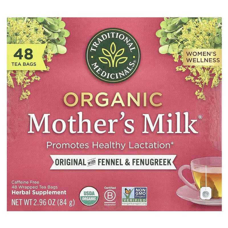Traditional Medicinals, Organic Mother's Milk®, Original with Fennel & Fenugreek, Caffeine Free
