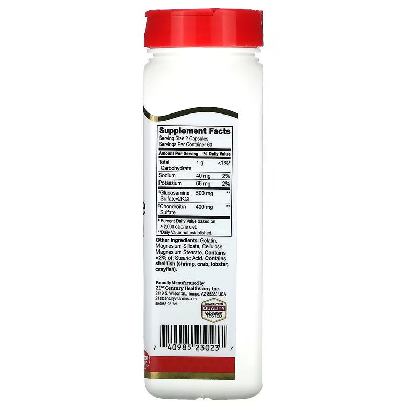 21st Century, Glucosamine / Chondroitin, Original Strength
