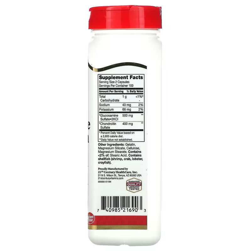 21st Century, Glucosamine / Chondroitin, Original Strength