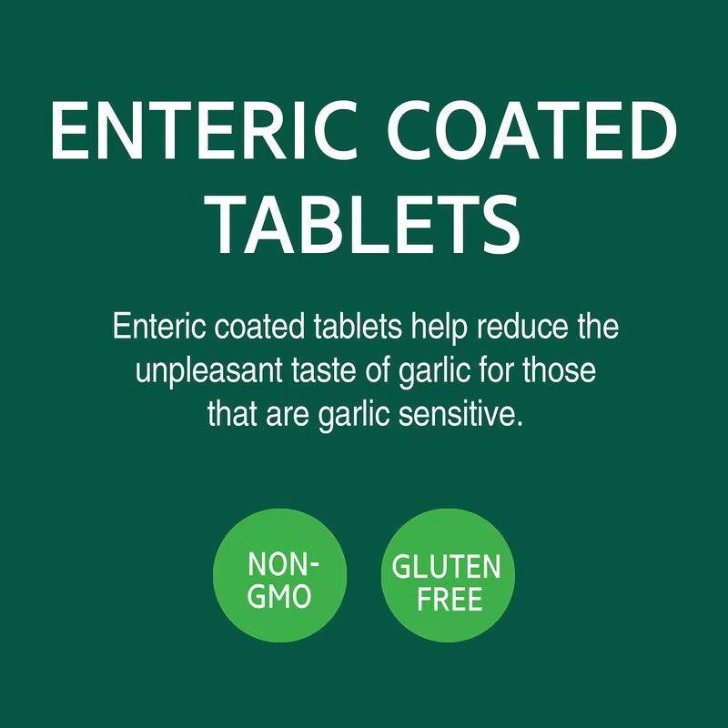 21st Century, Garlic Extract, Standardized, 60 Enteric Coated Tablets