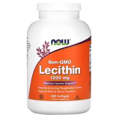NOW Foods, Non-GMO Lecithin, 3,600 mg (1,200 mg per Softgel)