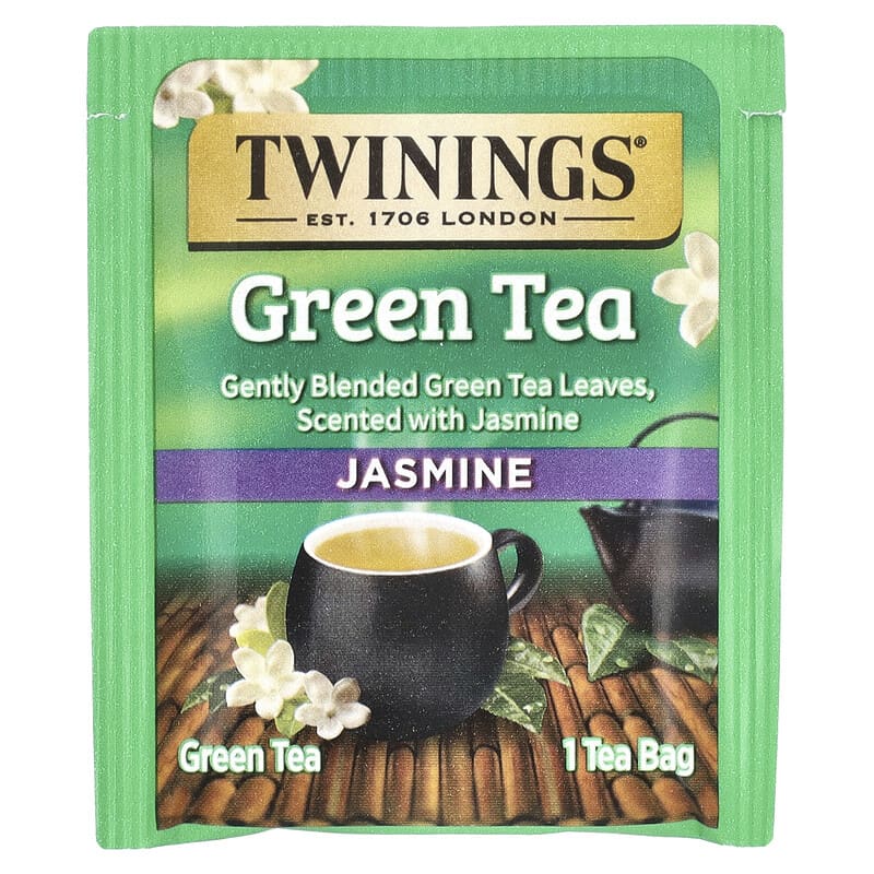 Twinings, Green Tea, Jasmine, 20 tea bags