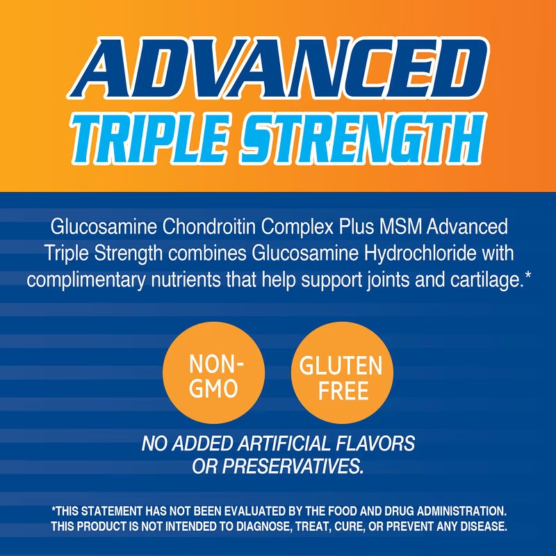21st Century, Glucosamine Chondroitin Complex Plus MSM, Advanced Triple Strength