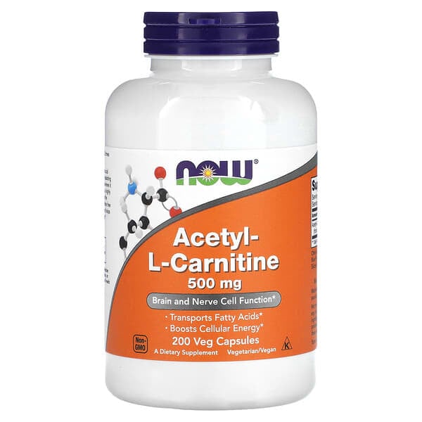 NOW Foods, Acetyl-L- Carnitine, 500 mg
