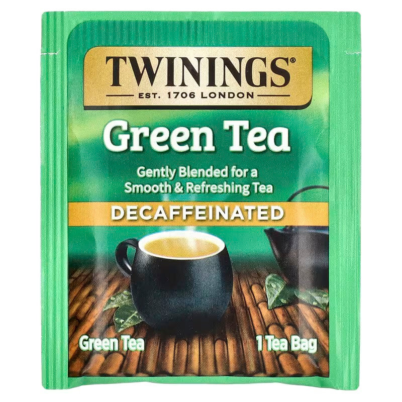 Twinings, Green Tea, Decaffeinated, 20 Tea Bags
