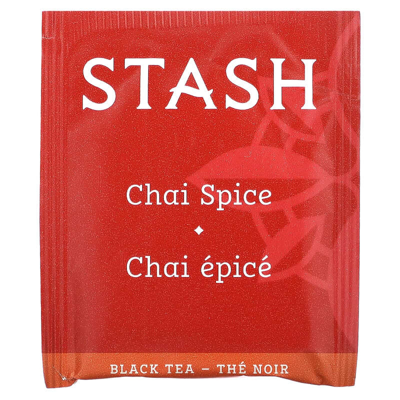 Stash Tea, Black Tea, Warming Chai Spice, 20 Tea Bags, 1.3 oz (38 g)