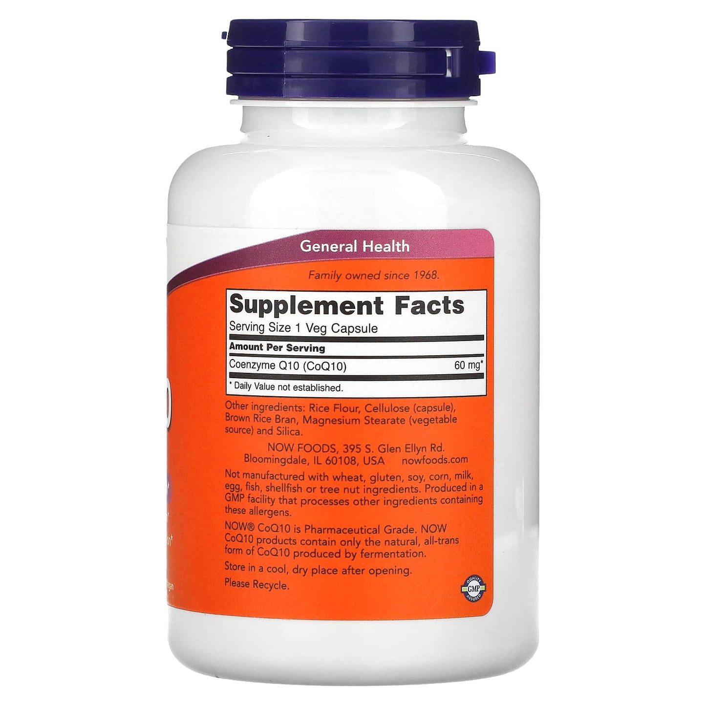 NOW Foods, CoQ10, 60 mg