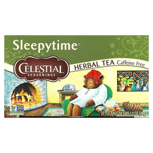 Celestial Seasonings, Herbal Tea, Sleepytime, Caffeine Free, 20 Tea Bags