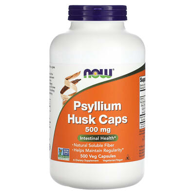 NOW Foods, Psyllium Hush Caps, 500 mg