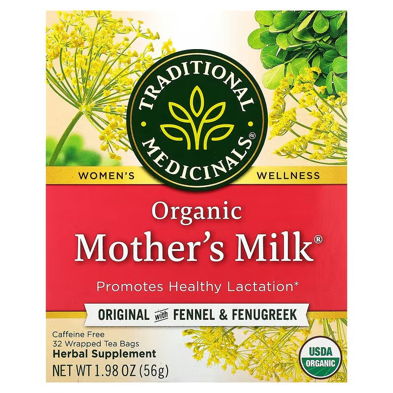 Traditional Medicinals, Organic Mother's Milk®, Original with Fennel & Fenugreek, Caffeine Free