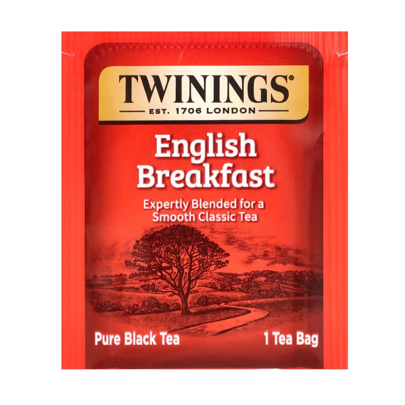 Twinings, Pure Black Tea, English Breakfast, 50 Tea Bags