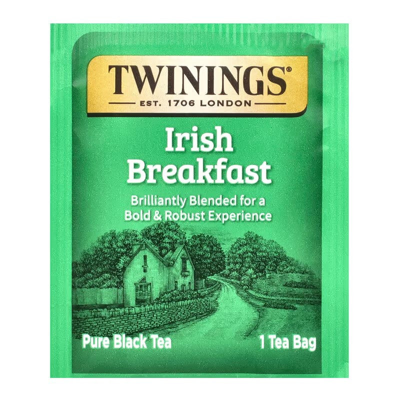 Twinings, Pure Black Tea, Irish Breakfast, 50 Tea Bags