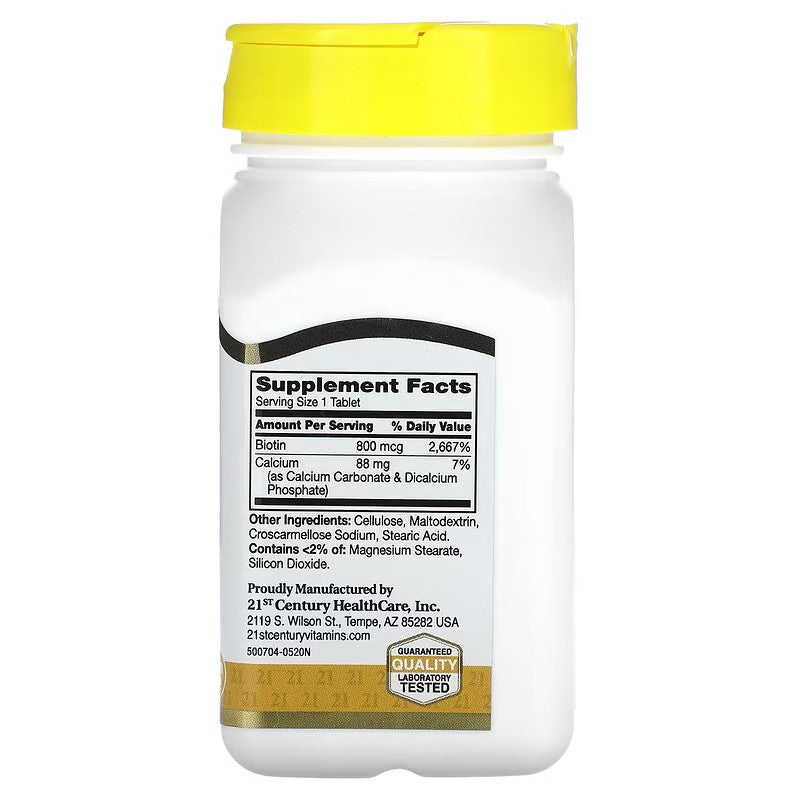 21st Century, Biotin