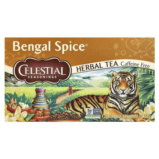 Celestial Seasonings, Herbal Tea, Bengal Spice®, Caffeine Free, 20 Tea Bags