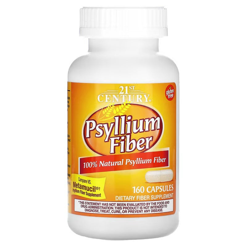 21st Century, Psyllium Fiber, 160 Capsules