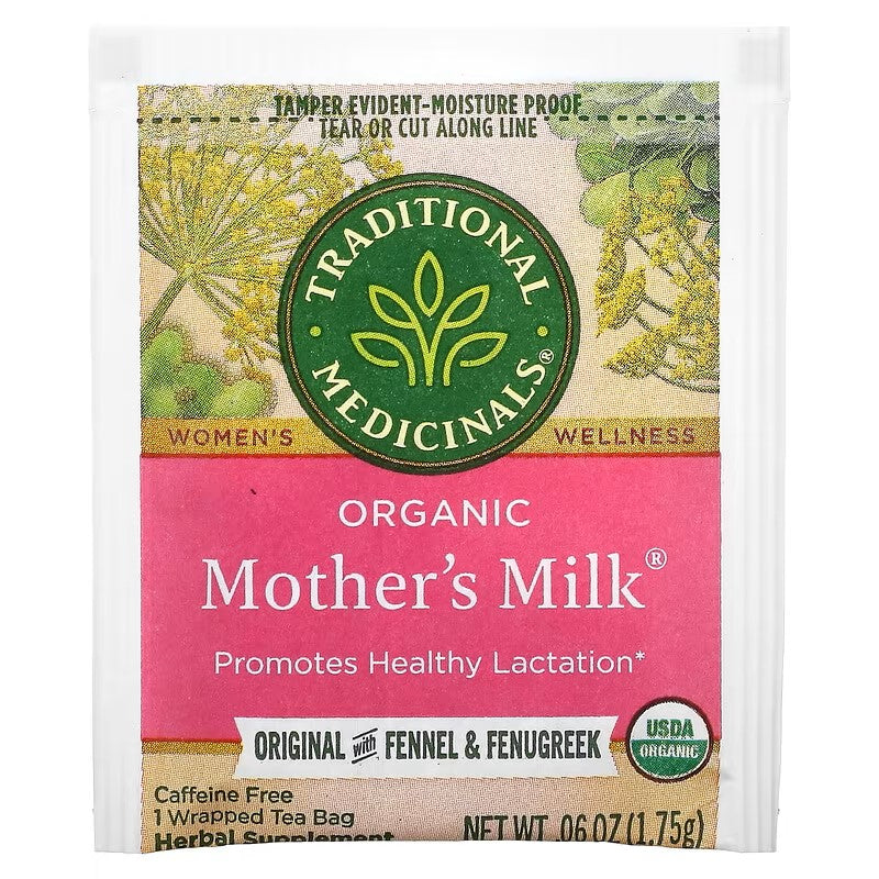 Traditional Medicinals, Organic Mother's Milk®, Original with Fennel & Fenugreek, Caffeine Free