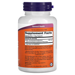 NOW Foods, DMAE, 250 mg, 100 Veg Capsules