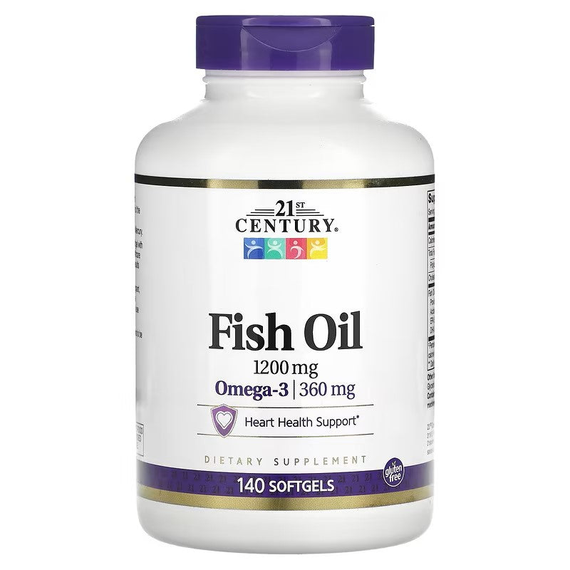 21st Century, Fish Oil, 1,200 mg