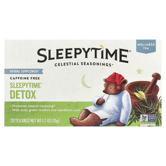 Celestial Seasonings, Sleepytime® Detox, Wellness Tea, Caffeine Free, 20 Tea Bags