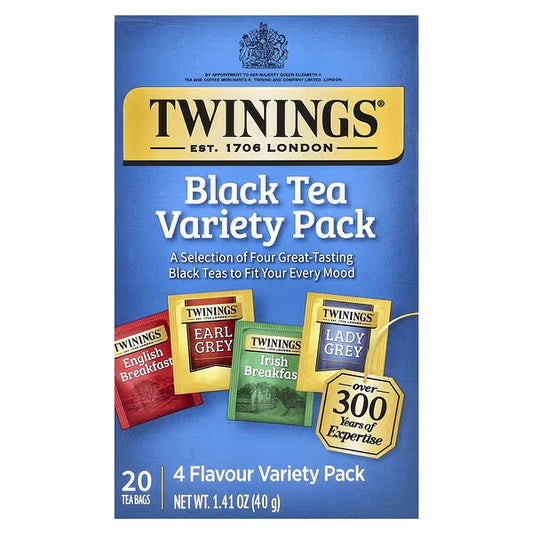 Twinings, Black Tea, Variety Pack, 20 Tea Bags