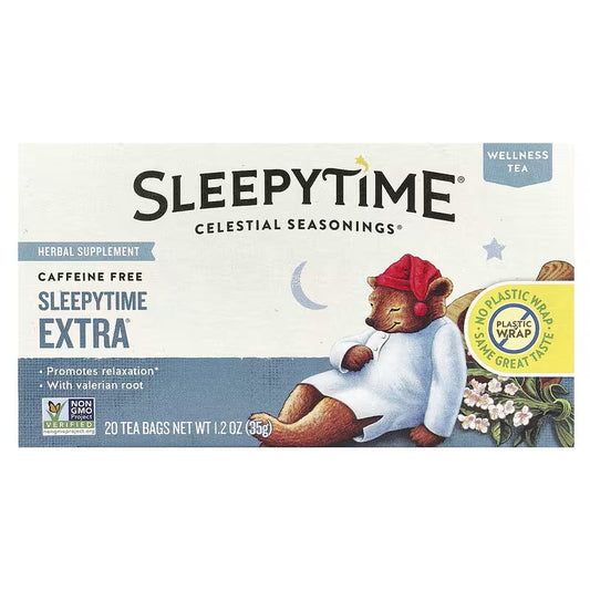Celestial Seasonings, Sleepytime Extra®, Wellness Tea, Caffeine Free, 20 Tea Bags
