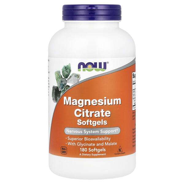 NOW Foods, Magnesium Citrate, 400 mg