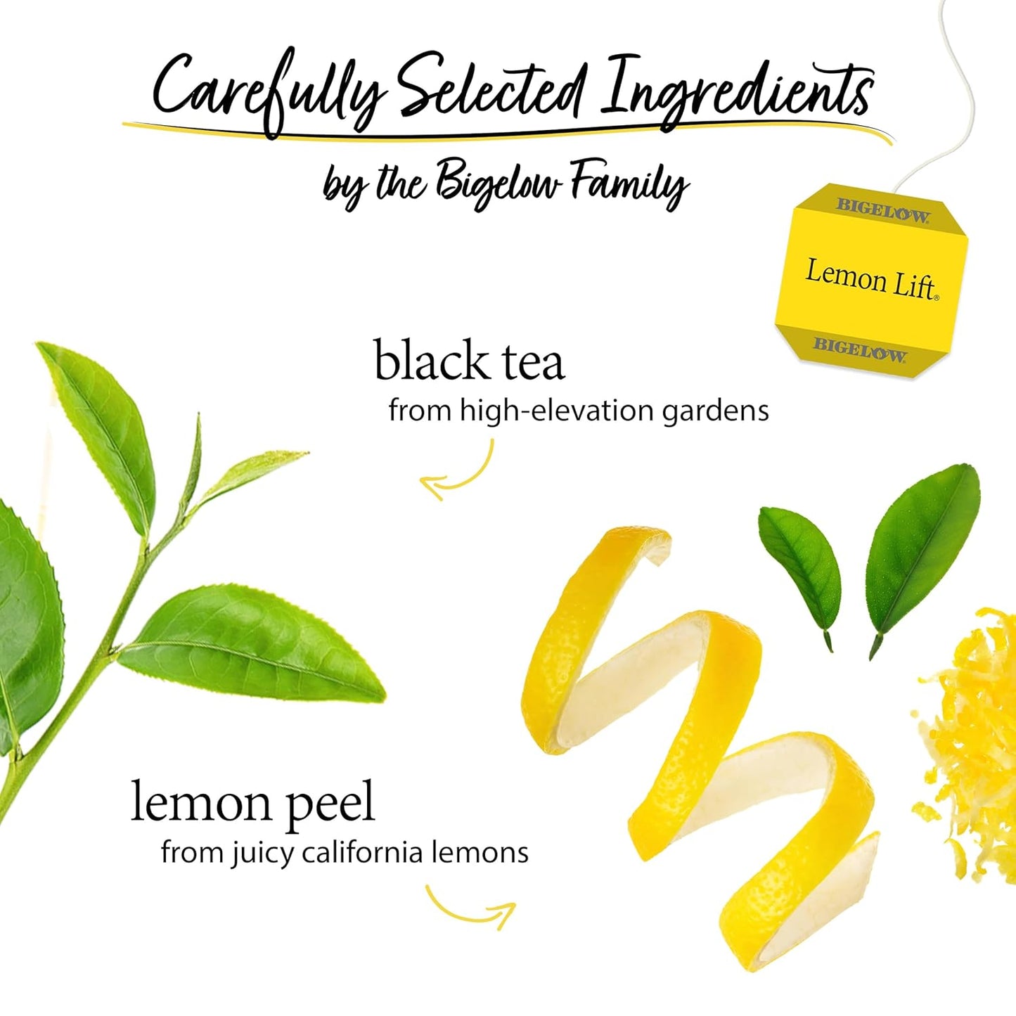 Bigelow Tea,Lemon Lift Black Tea, Caffeinated, 20 Tea Bags (38 g)