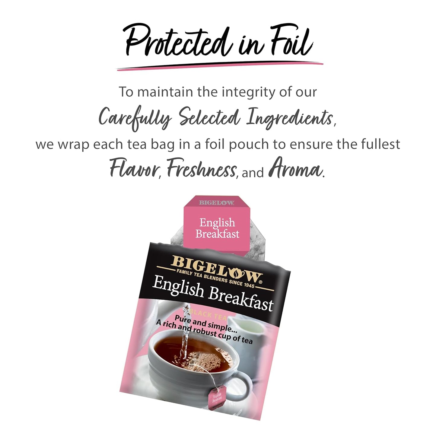 Bigelow Tea, English Breakfast Tea, Caffeinated, 20 Tea Bags (42 g)